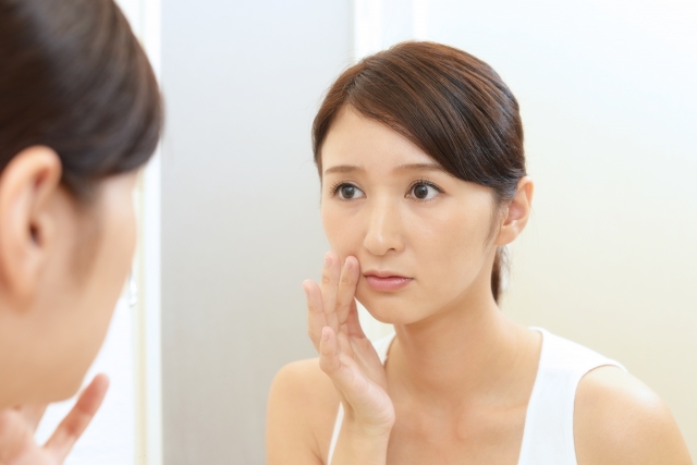 美肌フェイシャル施術の様子